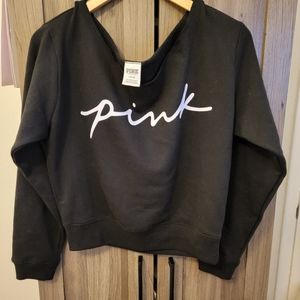 Pink of the shoulder sweat shirt size Medium